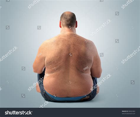 Naked Fat Man Back Stock Photos Images Photography Shutterstock
