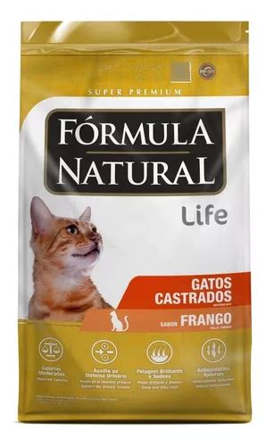 Ração Fórmula Natural Super Prem Gatos Castrado Frango 7 Kg Frete grátis