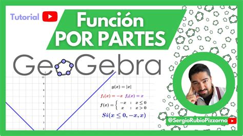 🟢 Cómo Graficar Funciones A Trozos En Geogebra Youtube