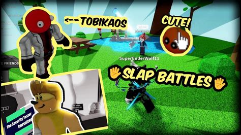 🖐️slap Battles🖐️ With My Friend Roblox Youtube