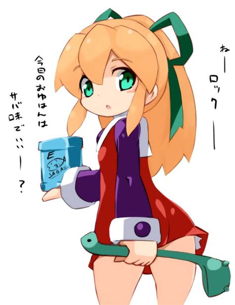 Karukan Monjya Roll Mega Man Mega Man Classic Mega Man Series Girl Android Blonde