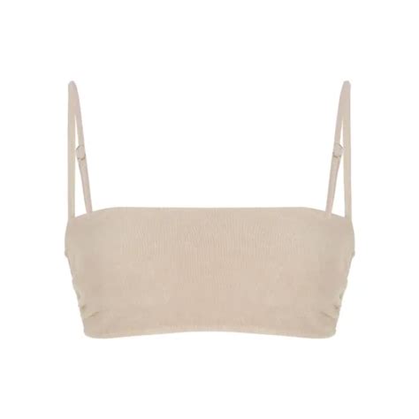 Sandshaped Mileva Terry Bikini Top S Beige Hipicon