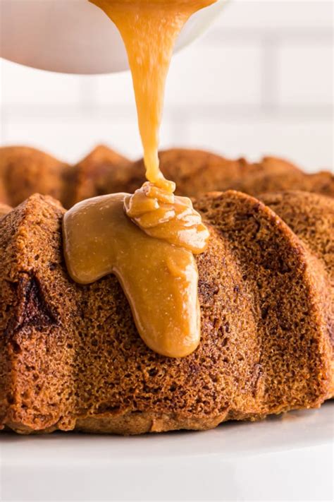 Apple Spice Bundt Cake With Caramel Glaze Bake Or Break