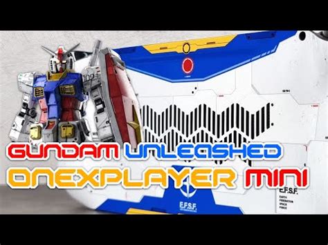 ONEXPLAYER Mini POP SKIN GUNDAM Unleashed Edition YouTube