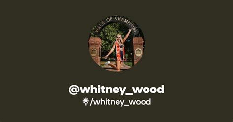 Whitneywood Instagram Tiktok Linktree