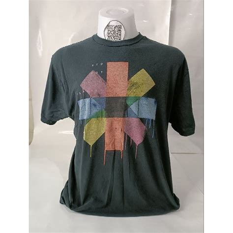 เสอยดวนเทจ ลายวงดนตร RED HOT CHILI PEPPERS รอบ อก44 ยาว28 เทยบไซสXL Shopee Thailand