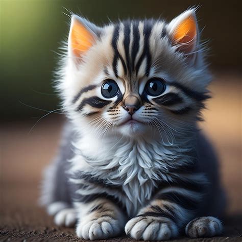 Premium AI Image | Very beautiful kitten