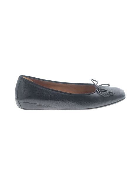 M Gemi Solid Black Flats Size 39 Eu 70 Off Thredup