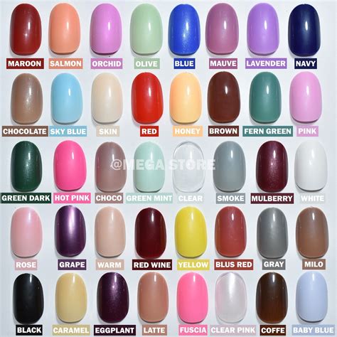 Jual Bagian Oval Short Glossy Pcs Warna Lem Gel Isi