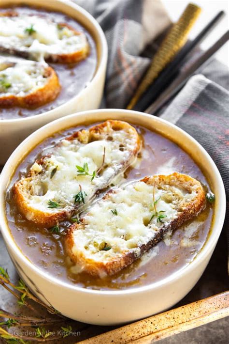 Easy Homemade French Onion Soup Garden In The Kitchen