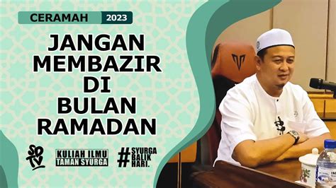 SYAMSUL DEBAT JANGAN MEMBAZIR DI BULAN RAMADAN YouTube