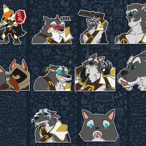 Furry Sticker Etsy