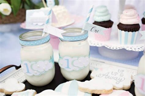 Kara S Party Ideas Up Up Away Hot Air Balloon Birthday Party