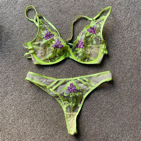 Lingerie Set Ann Summers Bra Size D Thong Size Depop
