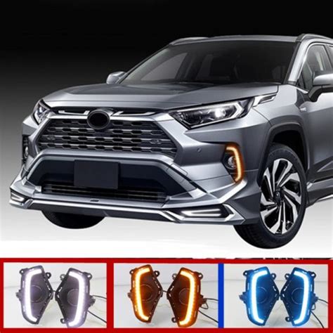 Fog Light Daytime Running Light DRL LED Day Light 2Pcs For Toyota RAV4