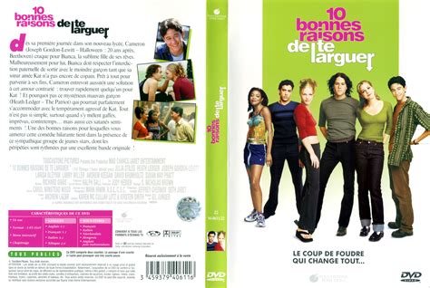 Jaquette Dvd De 10 Bonnes Raisons De Te Larguer Cinéma Passion