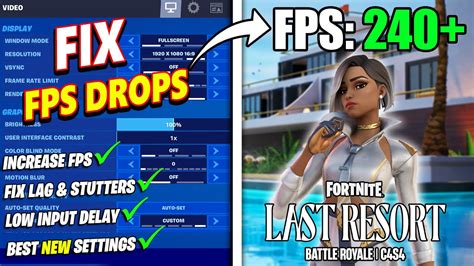 How To Fix Fps Drops In Fortnite Chapter 4 Season 4 Boost Fps And Fix