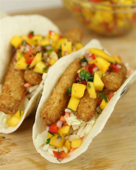 Fish Tacos With Mango Salsa It Is A Keeper