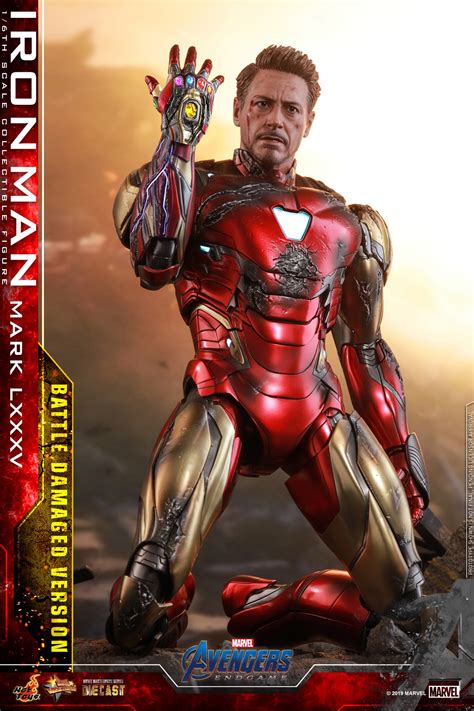 Hot Toys Mms D Avengers Endgame Iron Man Mark Lxxxv Battle Damaged Hot Toys