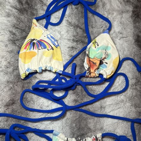 Frankies Bikini Terry Cloth Bikini Worn Once In Depop