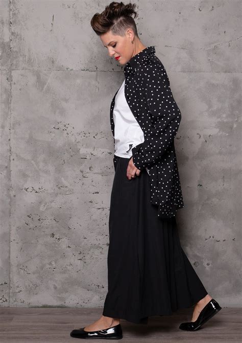 Брюки с юбкой