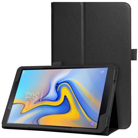 Folio Leather Case For Samsung Galaxy Tab A Black