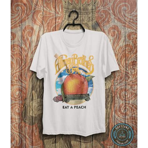 The Allman Brothers Band Eat A Peach Vintage T Shirt The Allman Brothers Band Shirt Rock Music