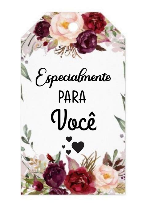 Tag Para Presente Para Imprimir - Etiqueta para presentes | Tag feito com carinho, Tag quadrada para ...