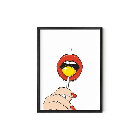 Haus And Hues Sexy Wall Art Lips Wall Art Sexy Wall Decor Pictures For Bedroom Wall Pop Art