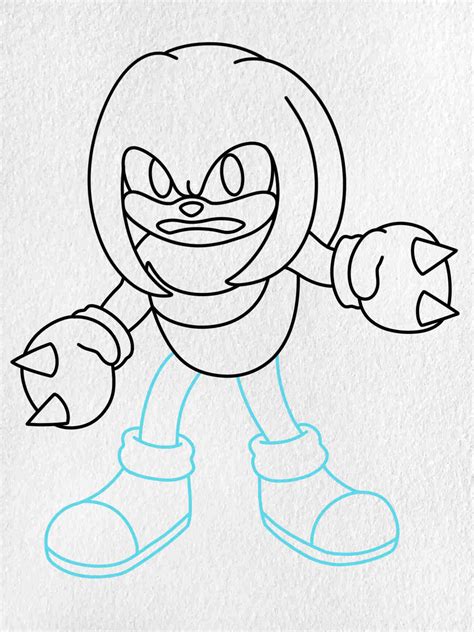 knuckles drawing 9