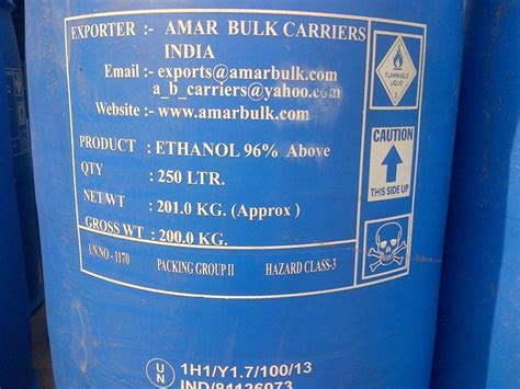 Ethyl Alcohol Ethanol 96 Above At Best Price In Meerut ID 295579