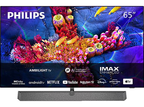 OLED TV PHILIPS 65OLED937/12 OLED TV (Flat, 65 Zoll / 164 cm, OLED 4K ...