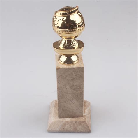 2021 Golden Globe Award Trophy 10 Inches With HFPA Logo Stamped In Gold ...