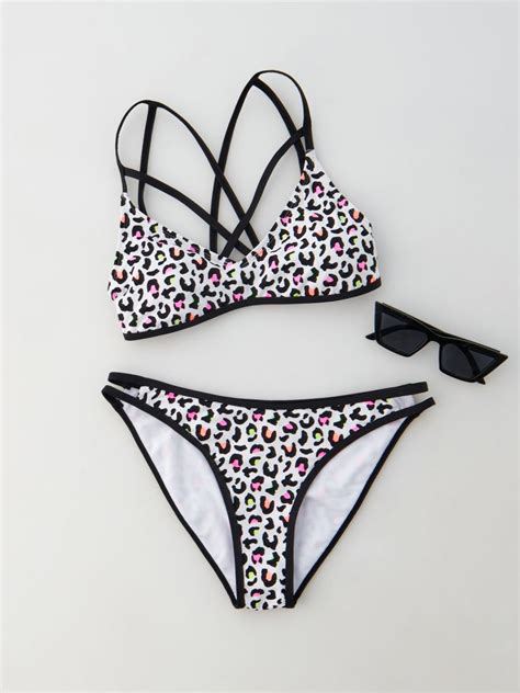Leopard Print Bikini Color Multicolor SINSAY XT MLC