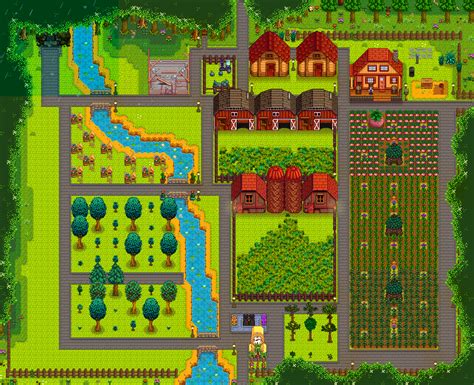 Farm layouts - Stardew Valley | The Lost Noob