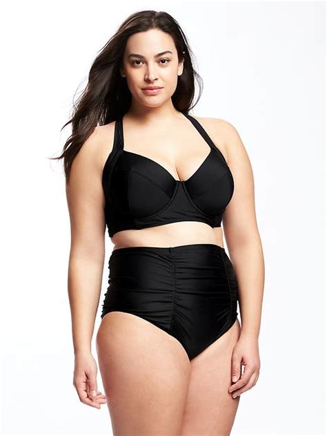 Long Line Plus Size Underwire Bikini Top Old Navy