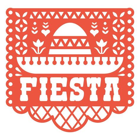 Fiesta Papel Picado Vector Art Illustration 21671430 Vector Art At