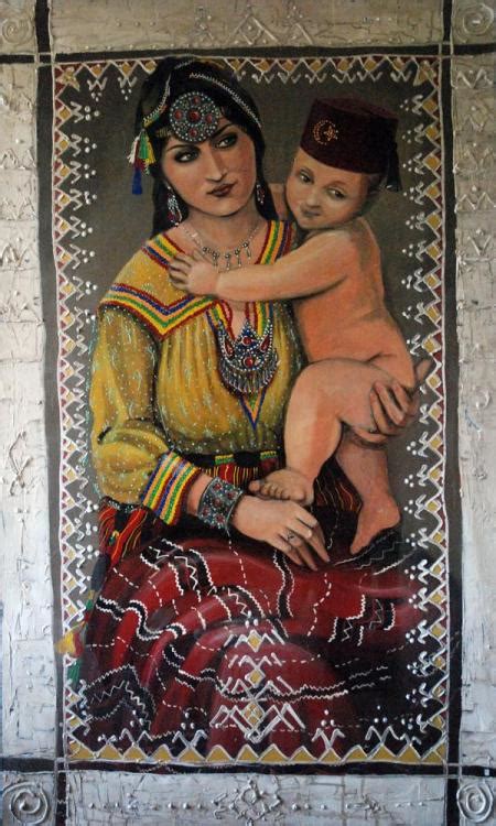 Fuck Yeah North African Women Paintings Of AZAL BELKADI Ethnographic