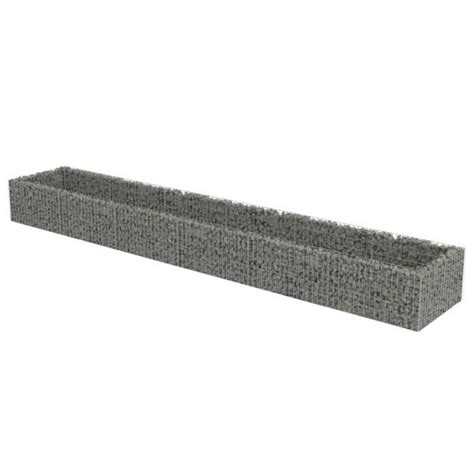 Lit Sur Lev Gabion En Acier Galvanis Zerodis X X Cm