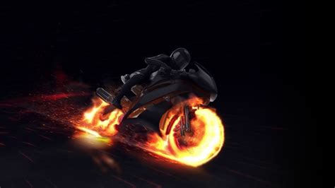 Картинки мотоцикл огонь (64 фото)