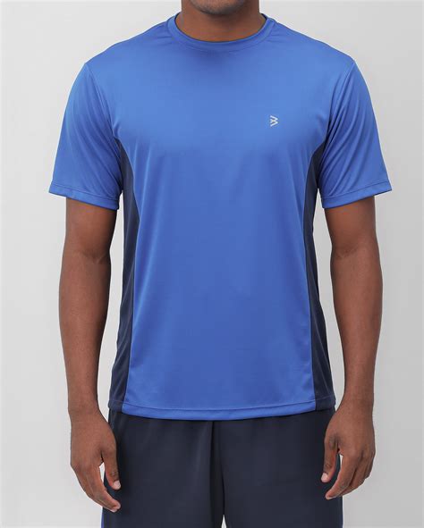 Riachuelo Camiseta Esportiva Masculina Refletiva Recortes Azul