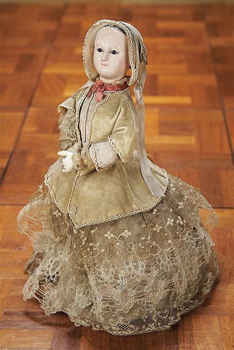 All Original French Paper Mache Mechanical Walking Doll Attributed To