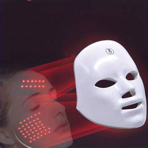 7 Colors Led Face Mask For Skin Care And Photon Beauty At Home - Temu