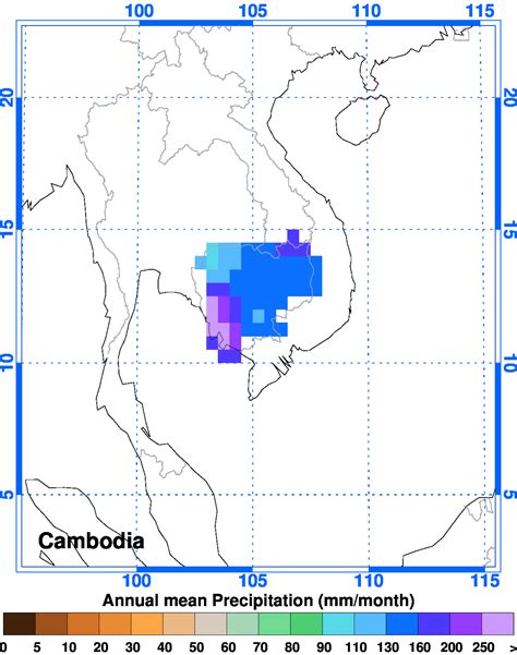 ClimGen Cambodia climate observations