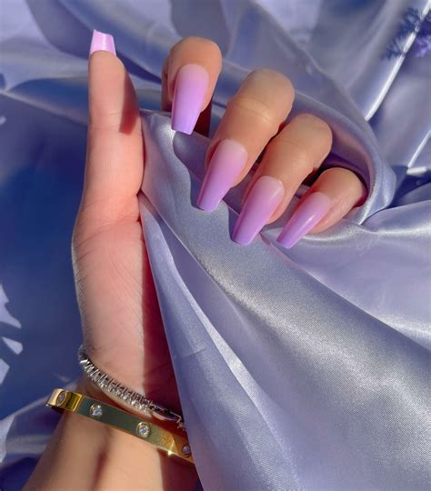 Explore 30 Purple Coffin Nail Designs In 2024