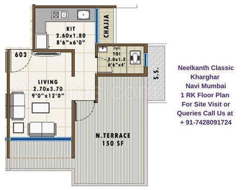 1 Rk Floor Plan