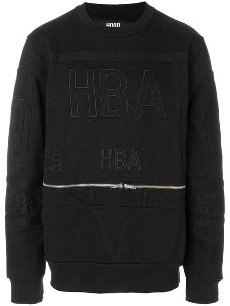 Hood By Air Belt Zip Sweatshirt Modesens Hood By Air Sweatshirts