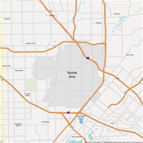 Map Of Santa California