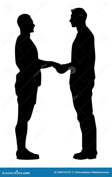 Vector De Silueta De Pareja Gay Ilustraci N Del Vector Ilustraci N De Individualidad Pares