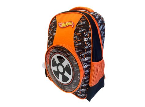 Mochila Hot Wheels Bolsillo Rueda